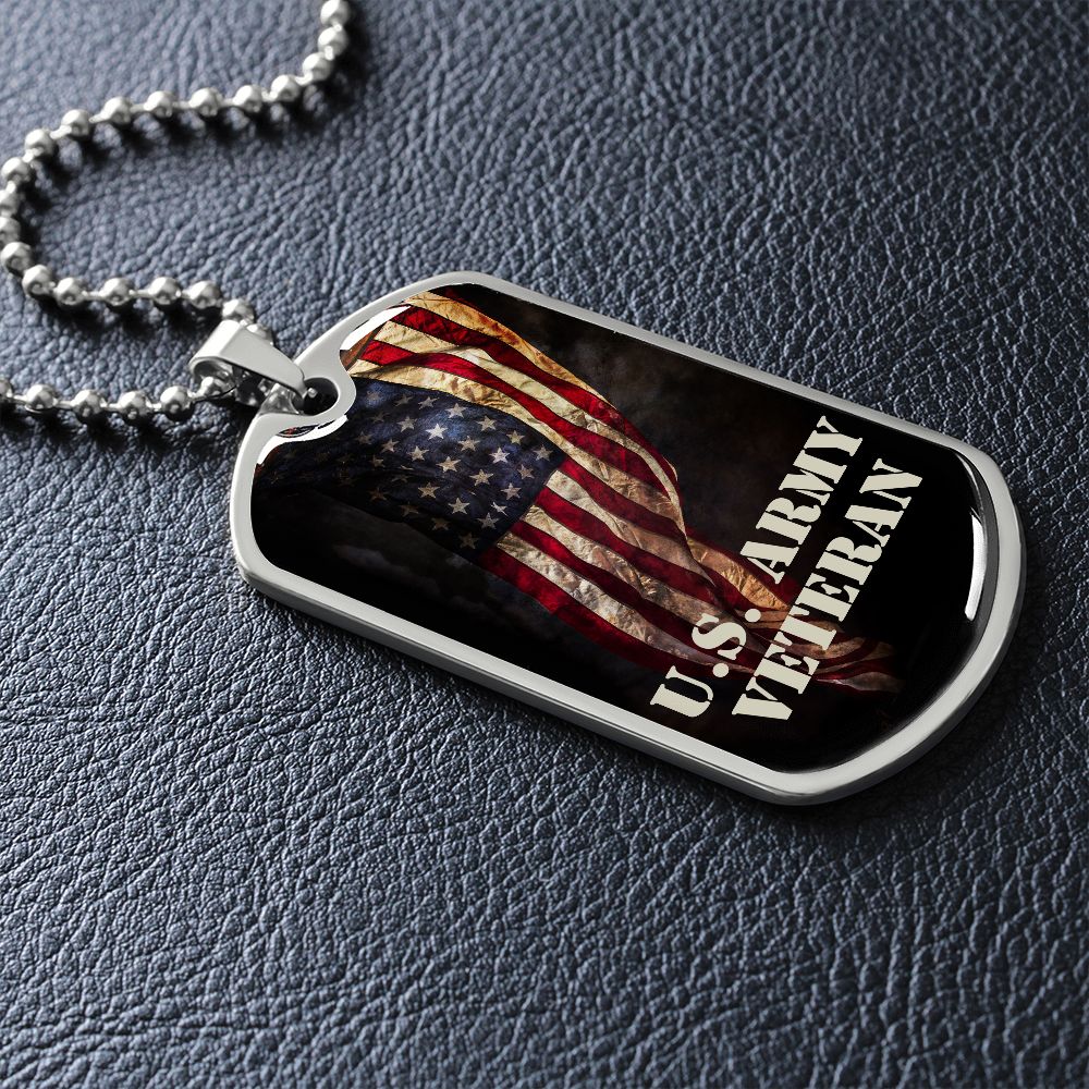 U.S. Army Veteran Dog Tag