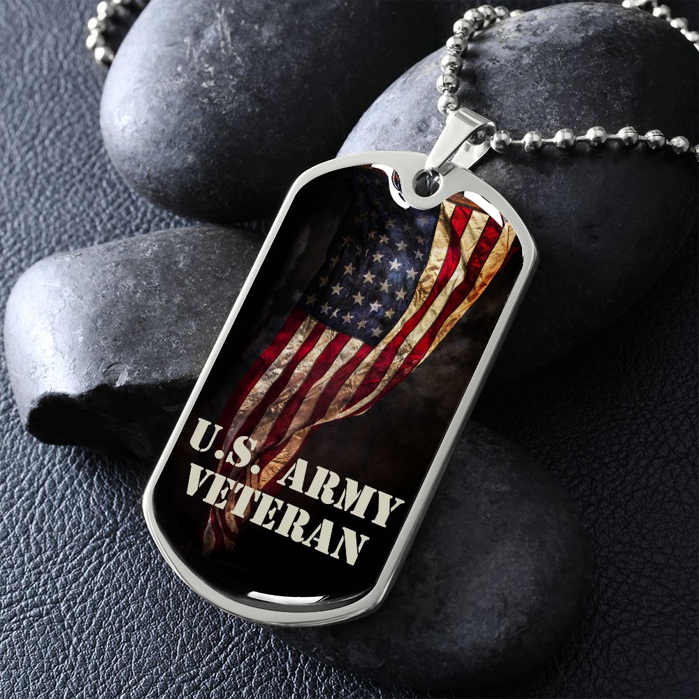 U.S. Army Veteran Dog Tag