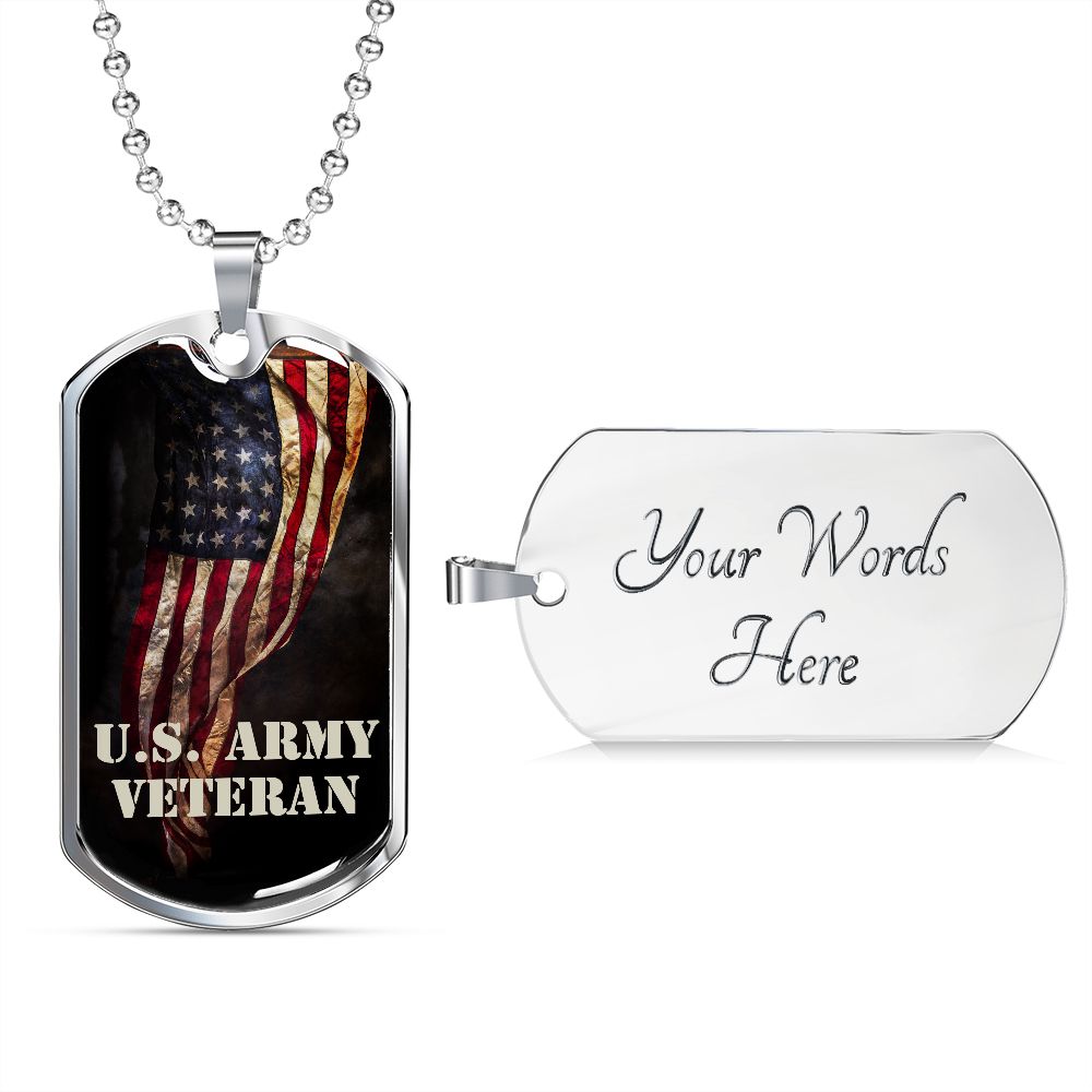 U.S. Army Veteran Dog Tag