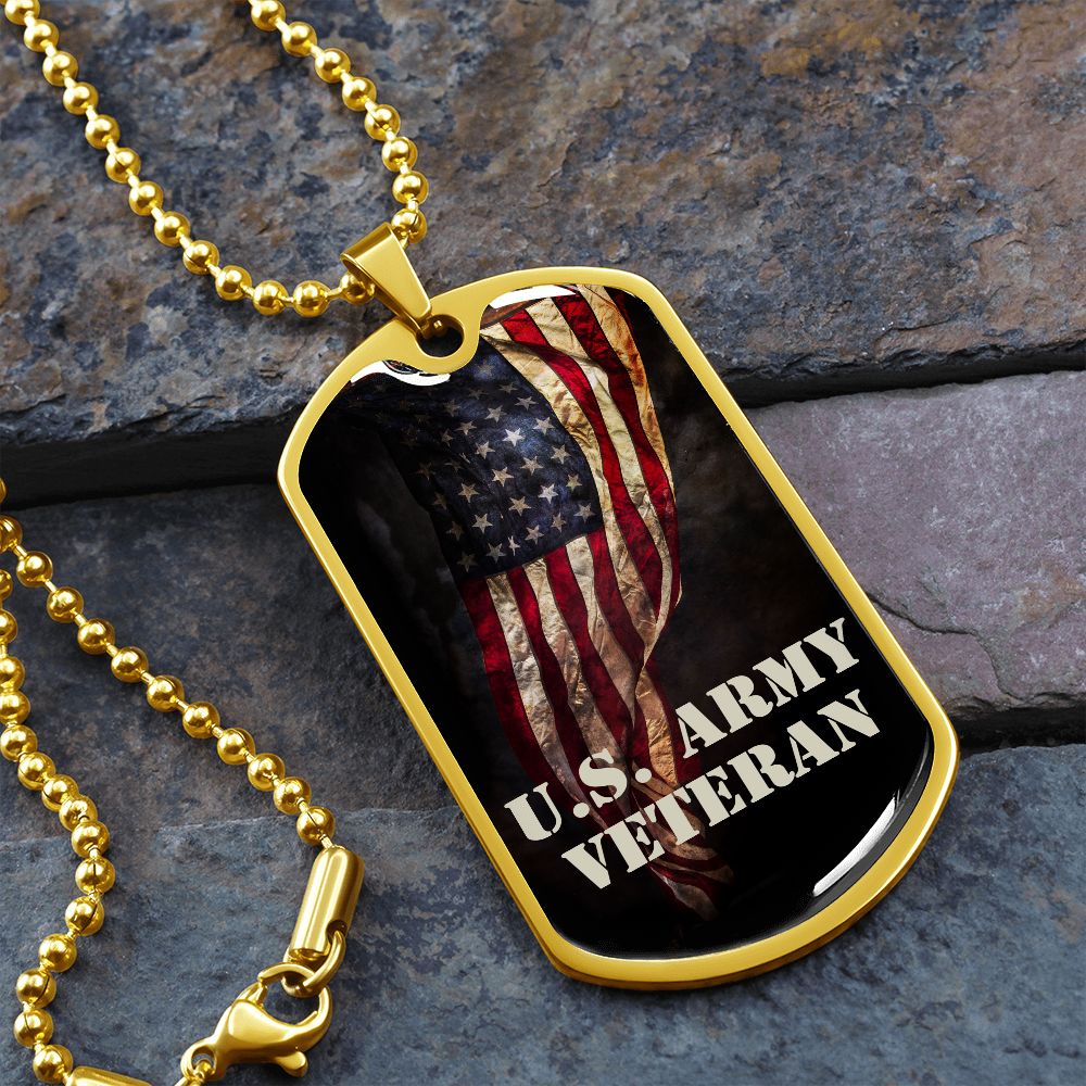 U.S. Army Veteran Dog Tag