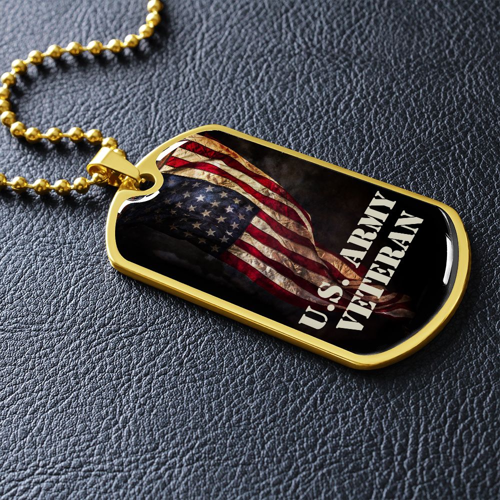U.S. Army Veteran Dog Tag
