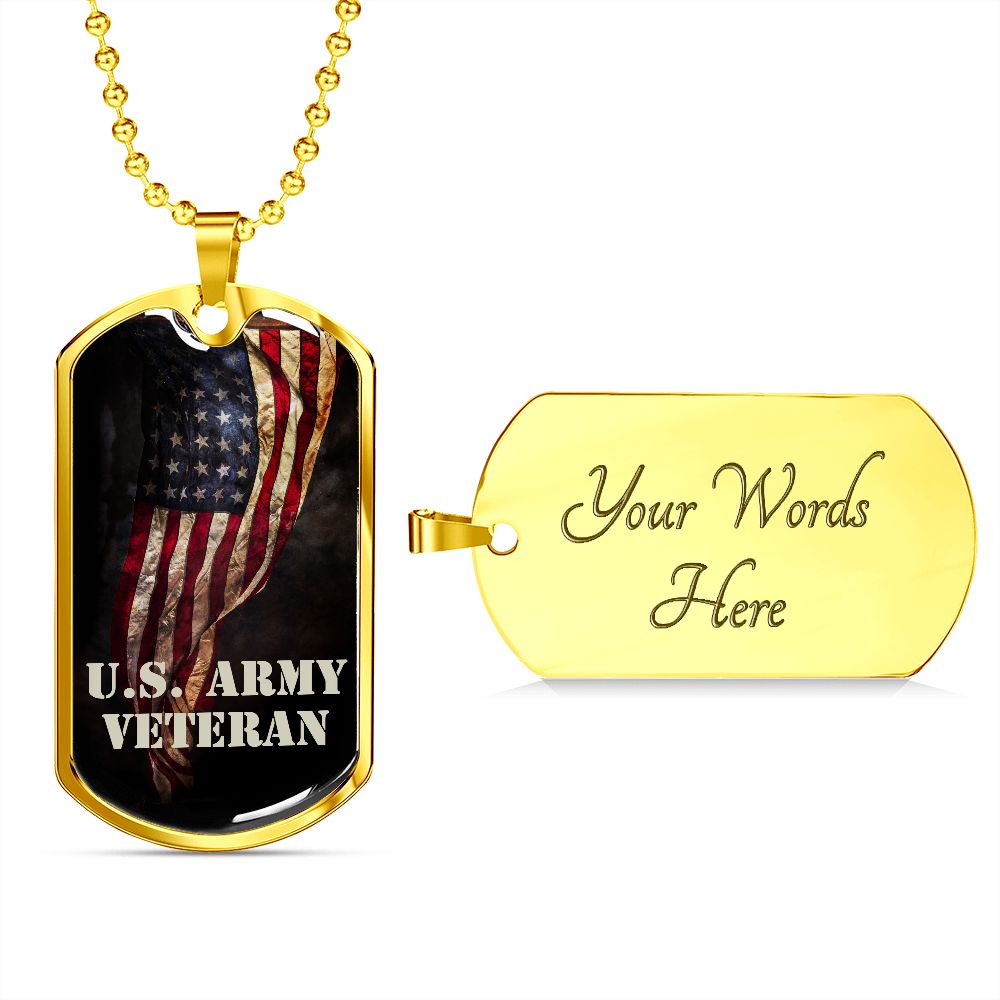 U.S. Army Veteran Dog Tag