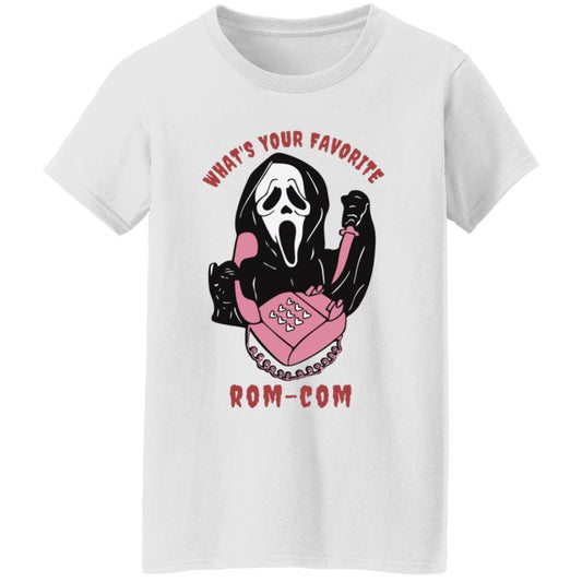 What's Your Favorite Rom-Com Ladies' T-Shirt