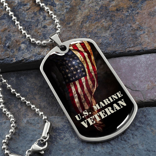 U.S. Marine Veteran DogTag