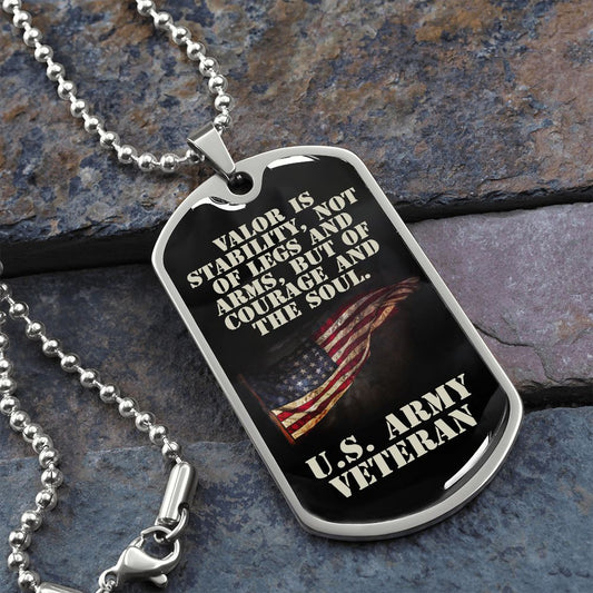 U.S. Army Veteran Dog Tag