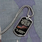 U.S. Marine Veteran Dog Tag
