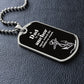 Dad is an Anchor Dog Tag