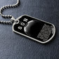 To My Son- My Favorite Soccer Player Dog Tag