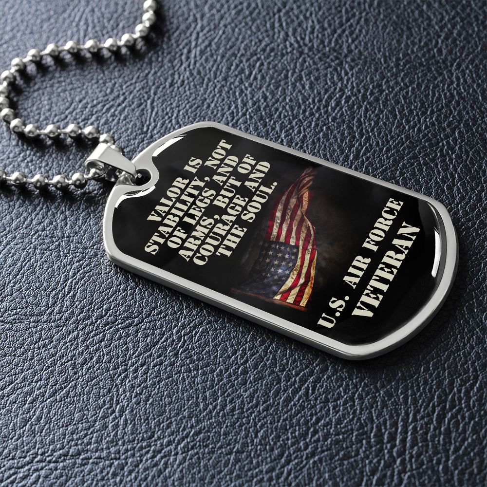 U.S. Air Force Veteran Dog Tag