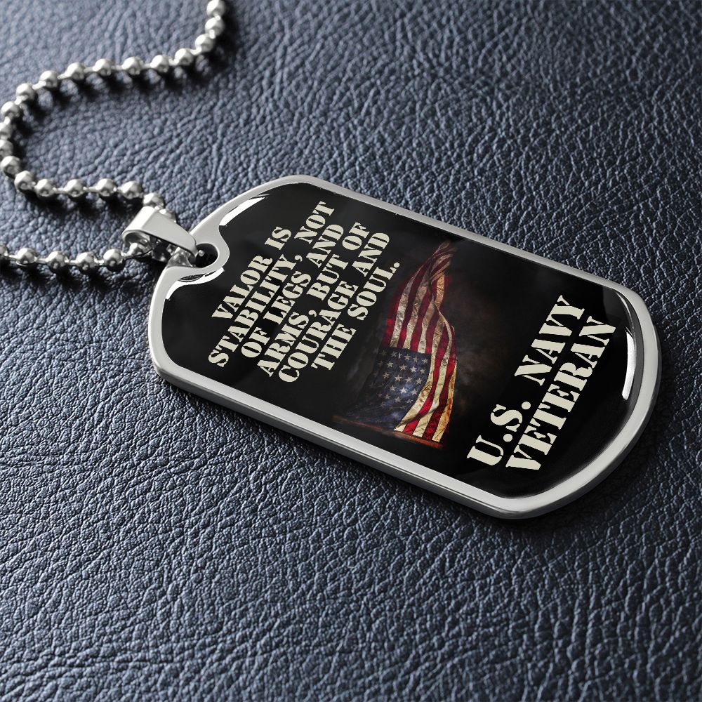 U.S. Navy Veteran Dog Tag