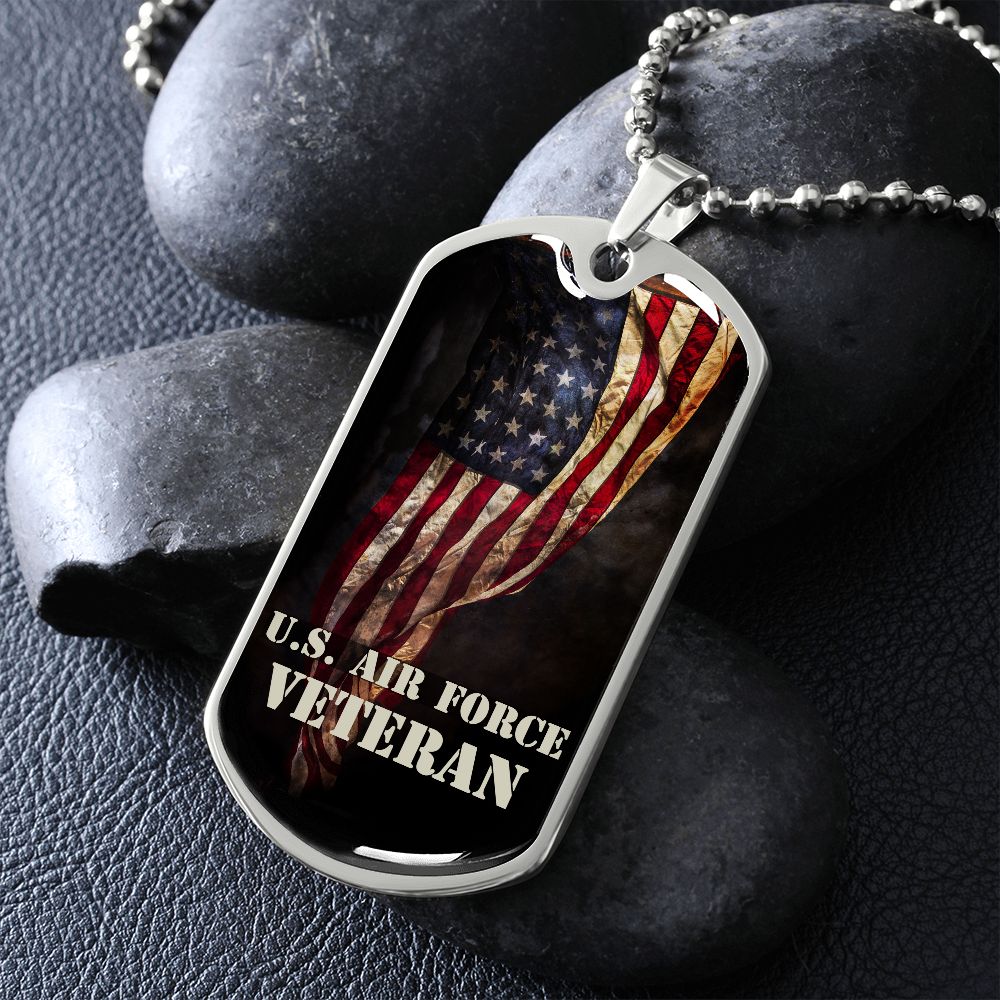 U.S. Air Force Veteran Dog Tag