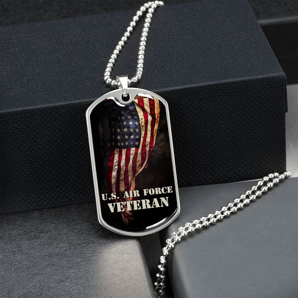 U.S. Air Force Veteran Dog Tag