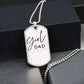 Girl Dad Dog Tag