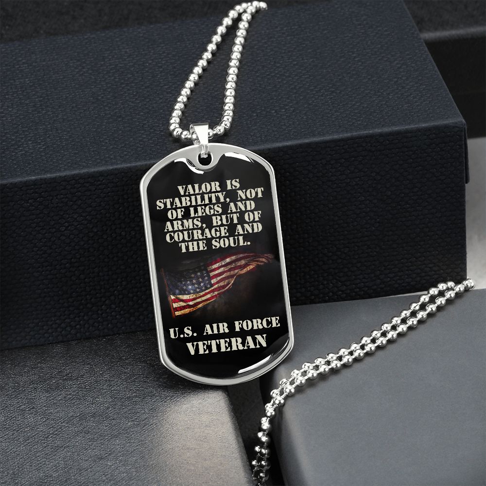 U.S. Air Force Veteran Dog Tag