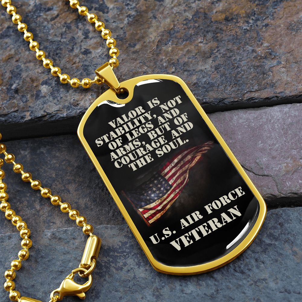 U.S. Air Force Veteran Dog Tag