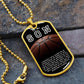 To My Son- My Favorite Basketball Player Dog Tag