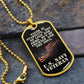 U.S. Navy Veteran Dog Tag