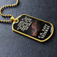 U.S. Navy Veteran Dog Tag
