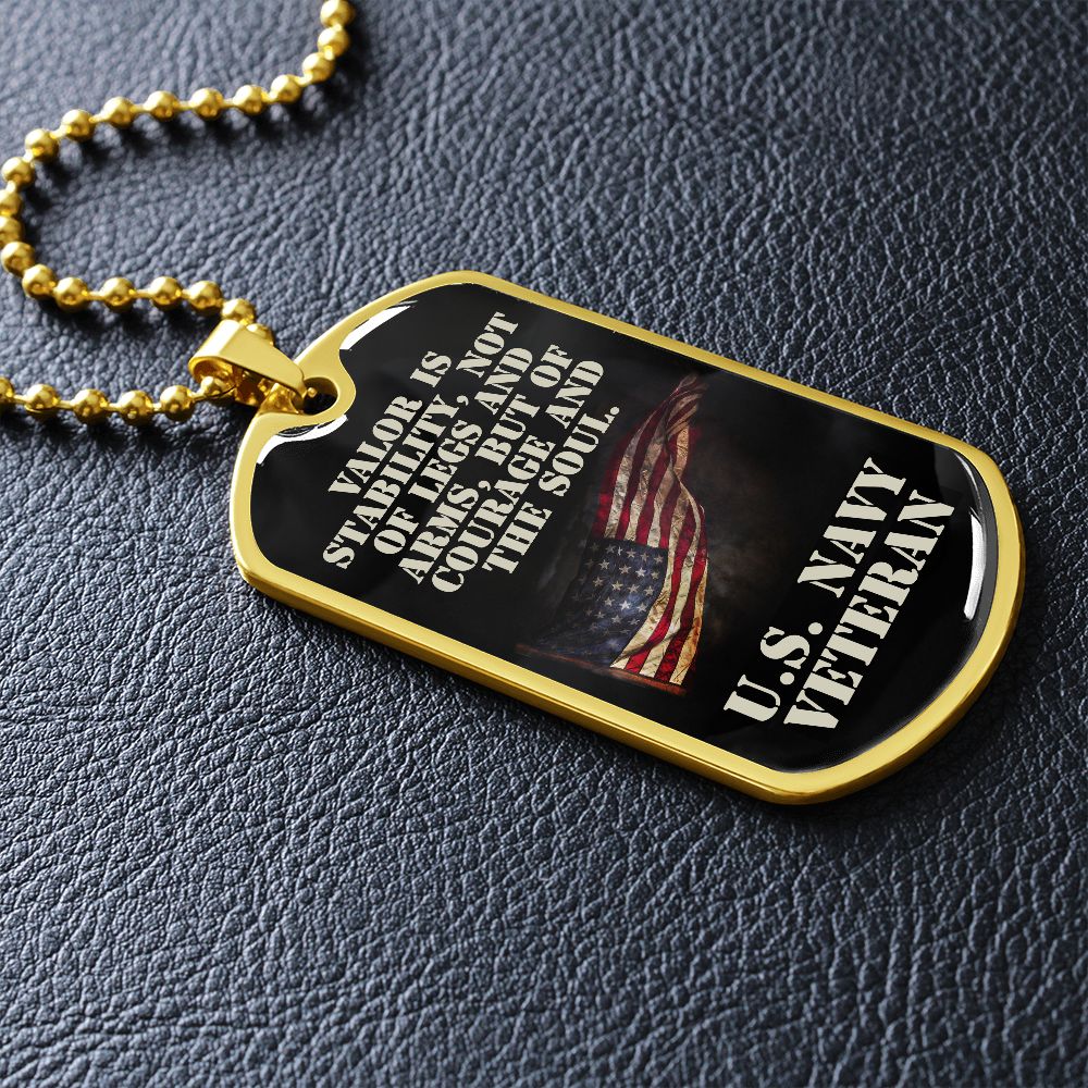 U.S. Navy Veteran Dog Tag