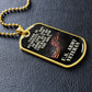 U.S. Army Veteran Dog Tag