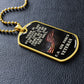 U.S. Air Force Veteran Dog Tag