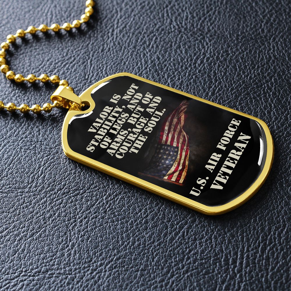 U.S. Air Force Veteran Dog Tag