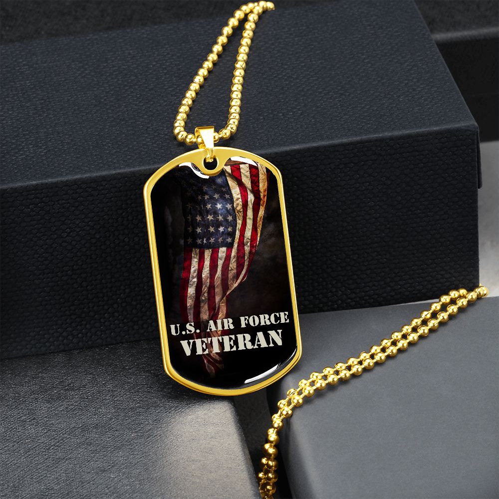 U.S. Air Force Veteran Dog Tag