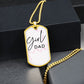 Girl Dad Dog Tag