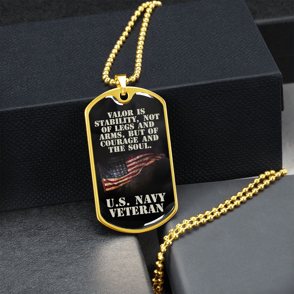 U.S. Navy Veteran Dog Tag