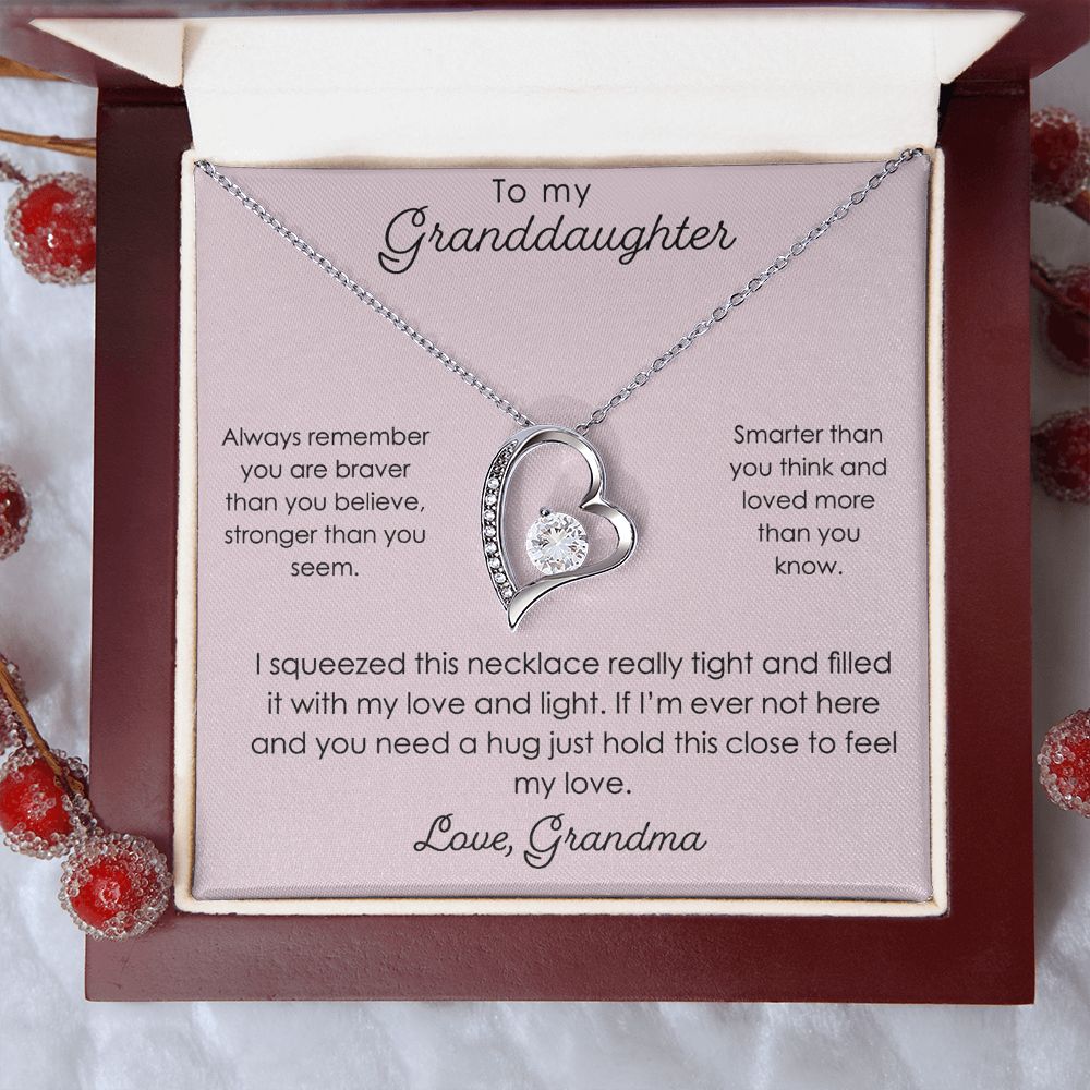 Forever Love Heart, To My Granddaughter
