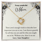 Love Knot, To My Mom
