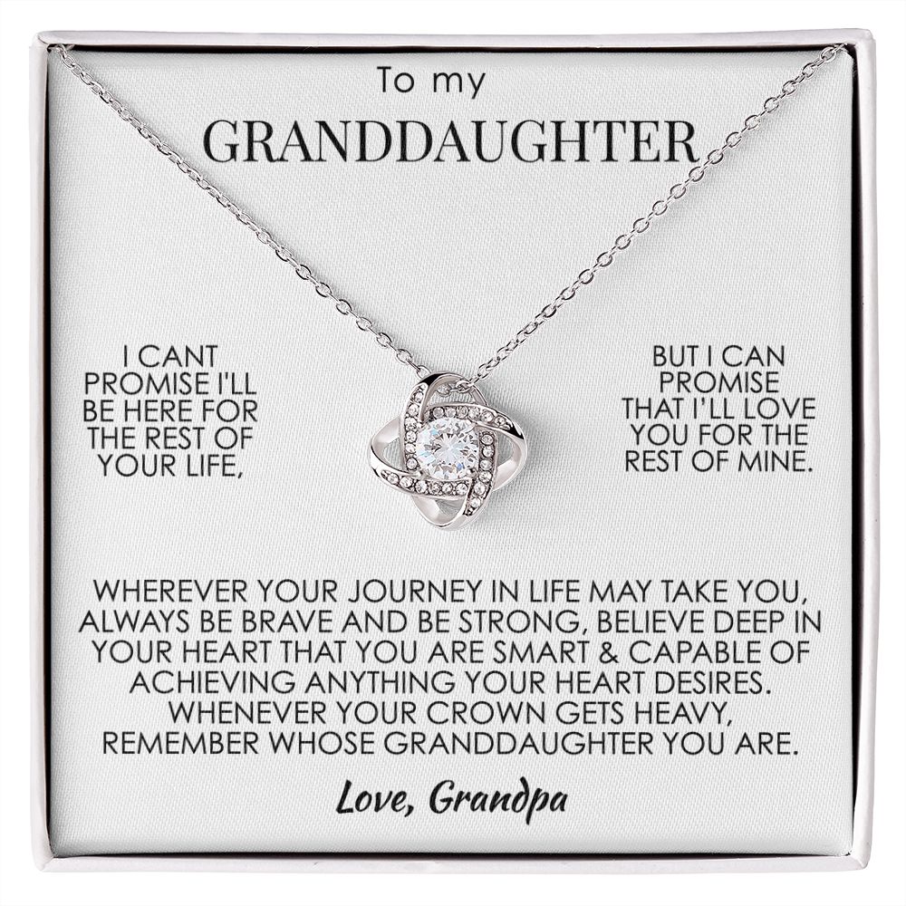 Love Knot, To My Granddaughter