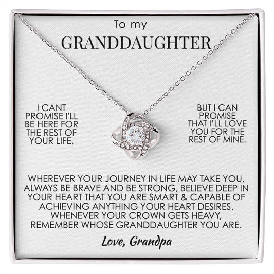Love Knot, To My Granddaughter
