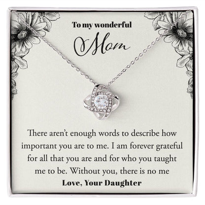 Love Knot, To My Mom