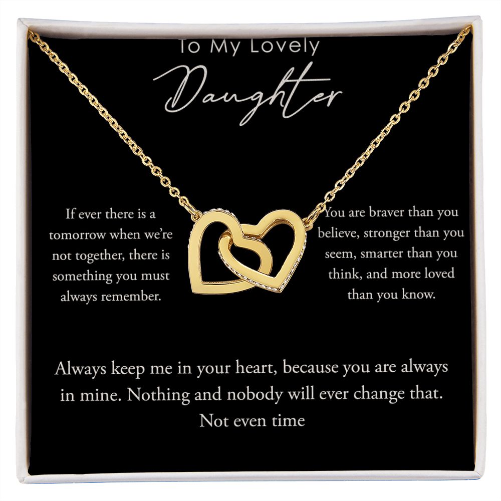 Interlocking Hearts, To My Daughter