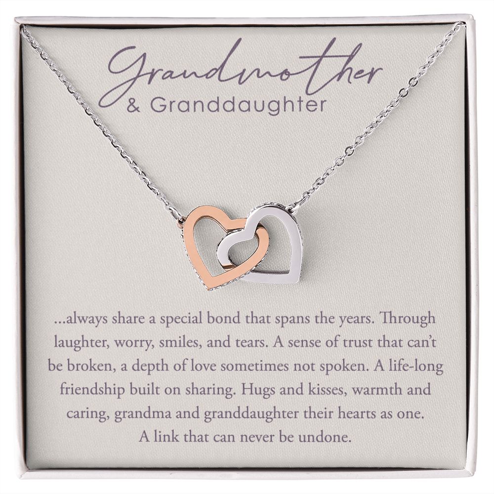 Interlocking Hearts, Grandmother and Granddaughter