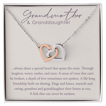 Interlocking Hearts, Grandmother and Granddaughter