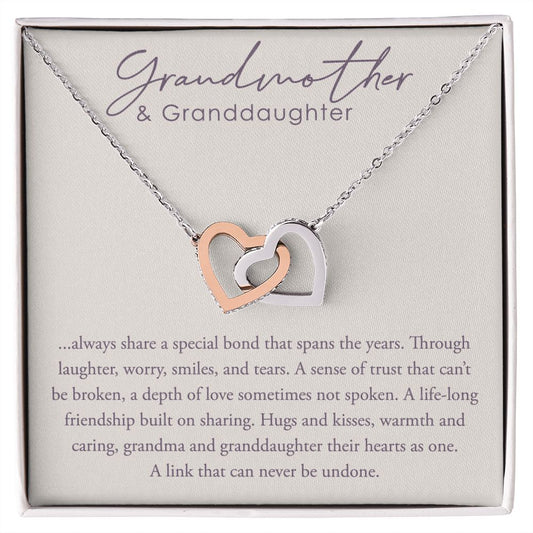 Interlocking Hearts, Grandmother and Granddaughter