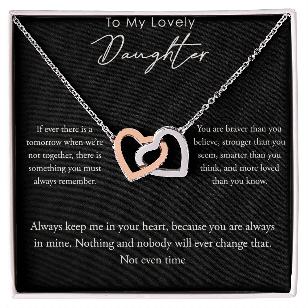 Interlocking Hearts, To My Daughter