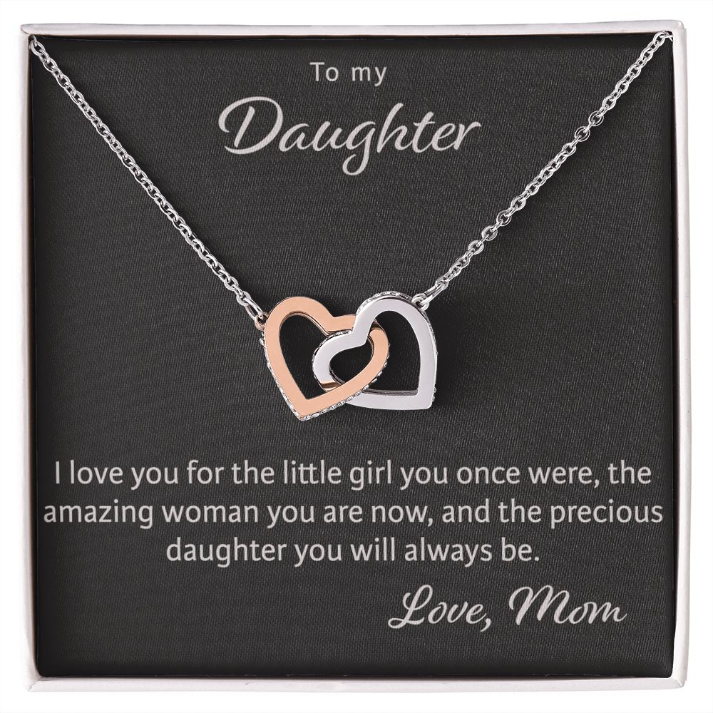 Interlocking Hearts, To My Daughter