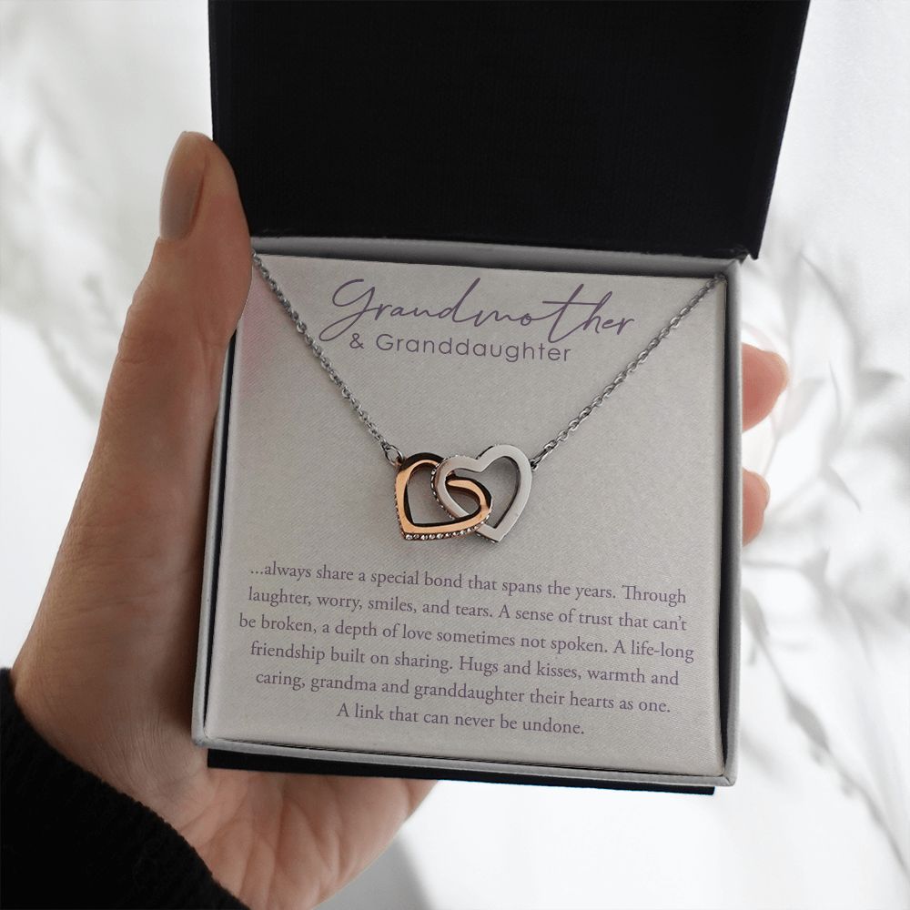 Interlocking Hearts, Grandmother and Granddaughter