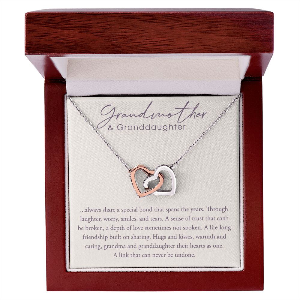 Interlocking Hearts, Grandmother and Granddaughter