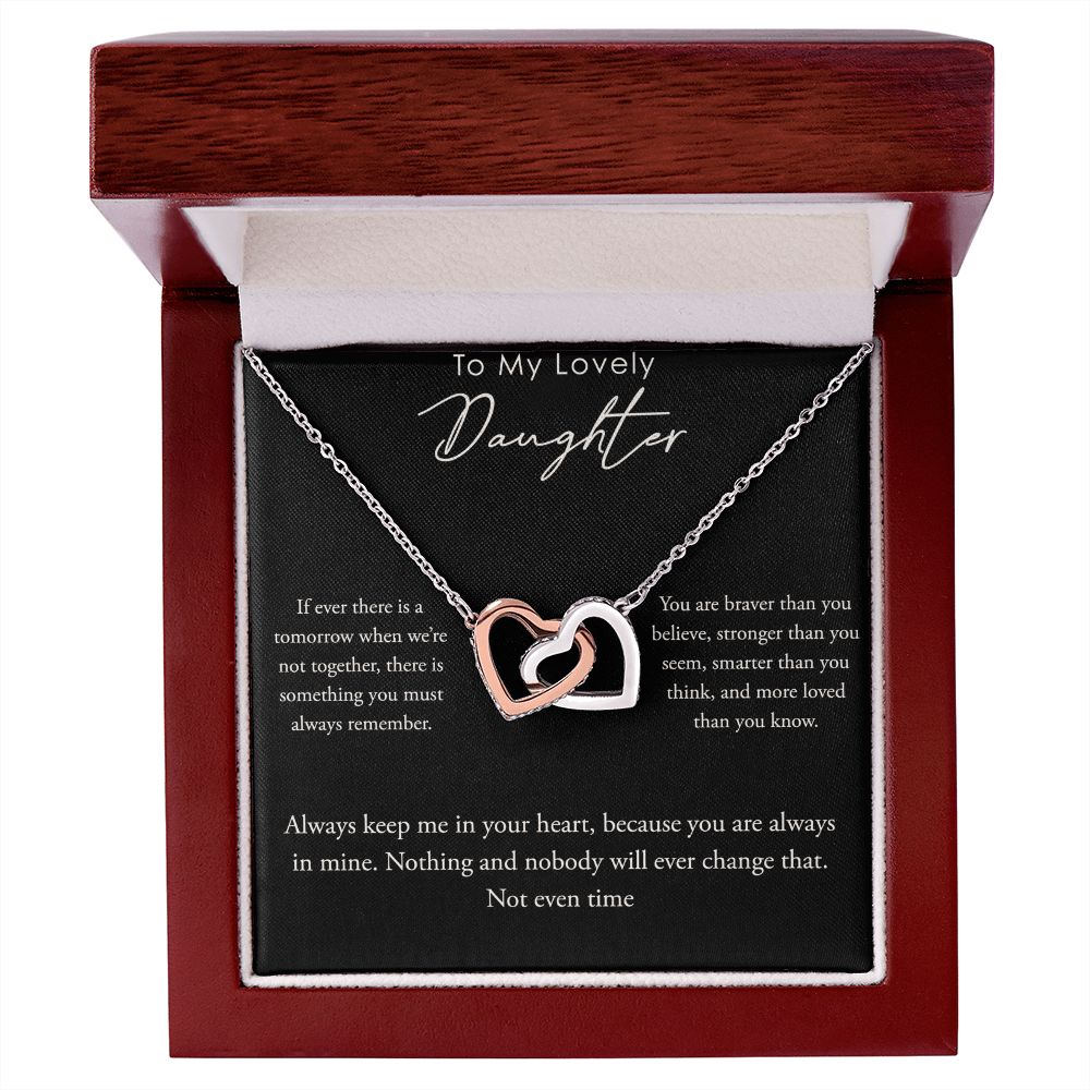 Interlocking Hearts, To My Daughter