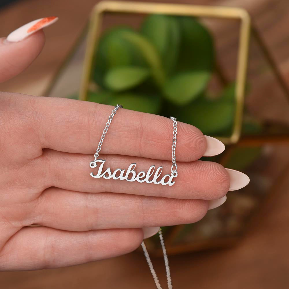 Custom Name Necklace, To My Daughter