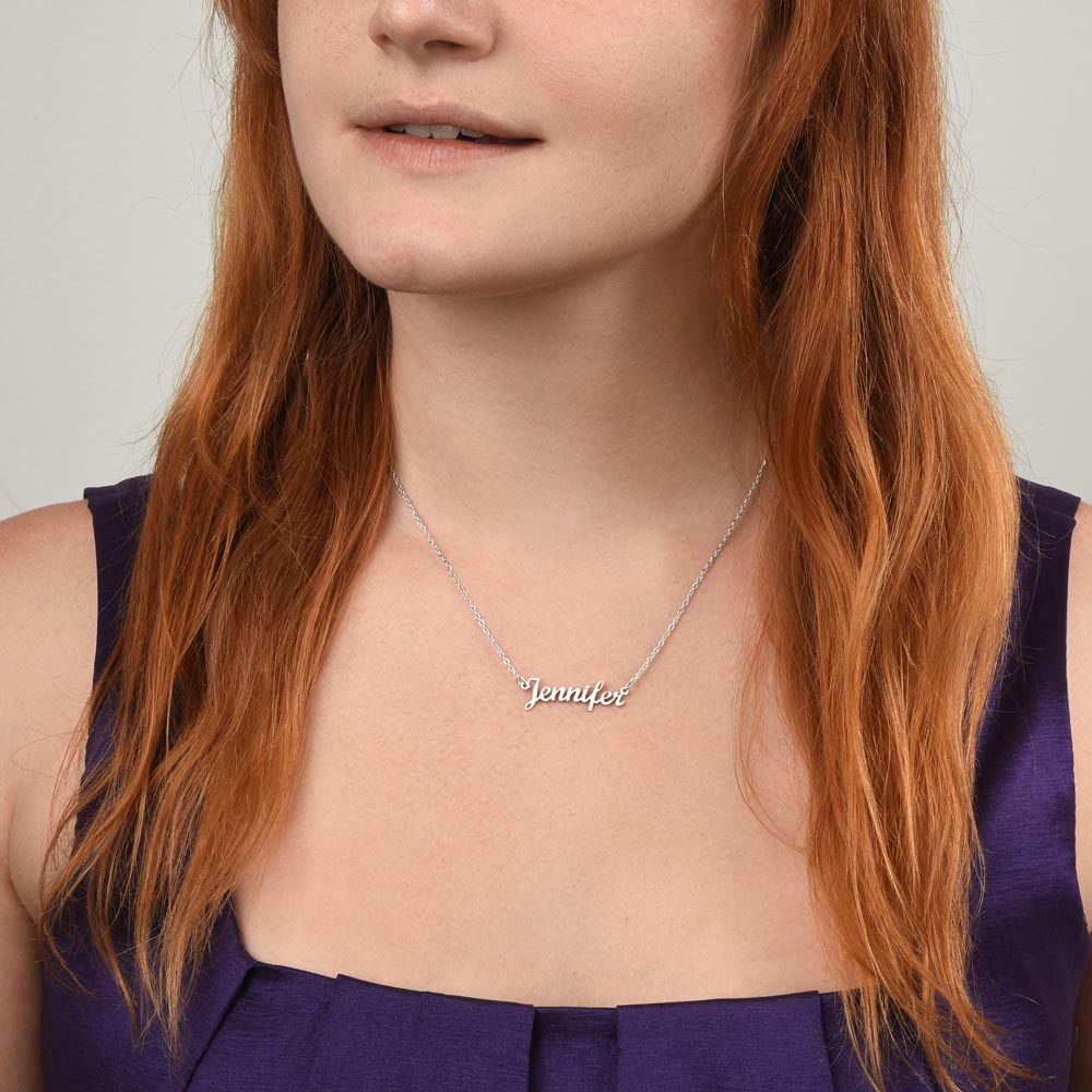 Custom Name Necklace, To My Daughter