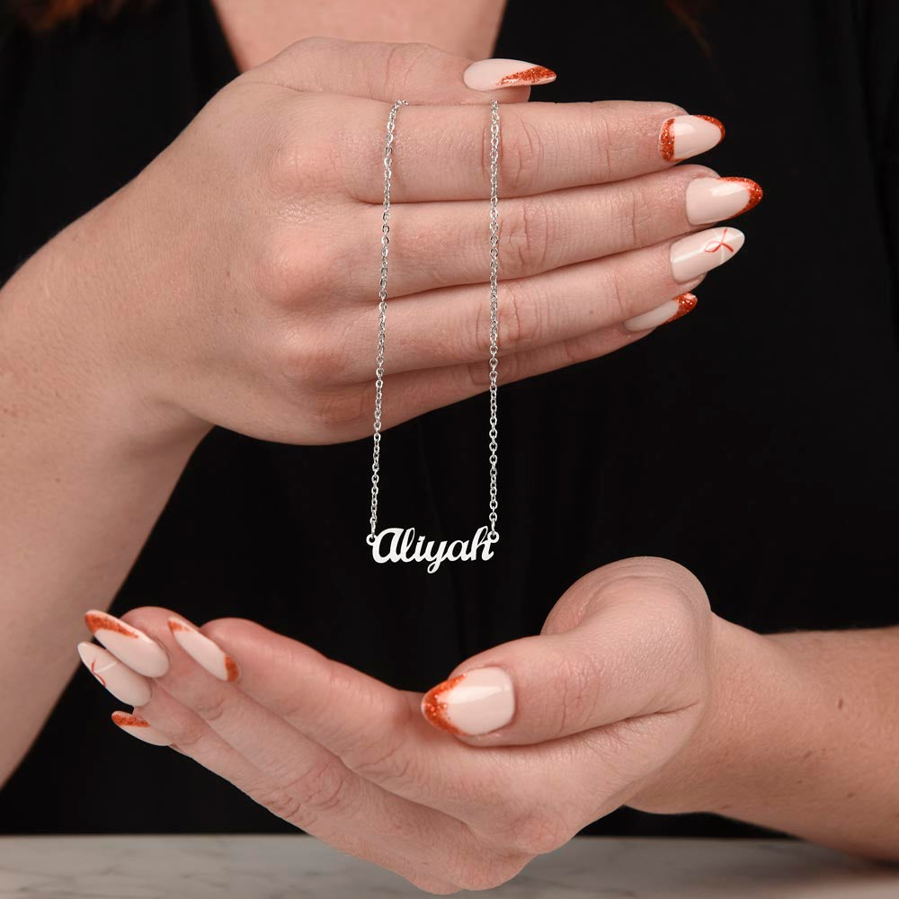 Custom Name Necklace, To My Daughter