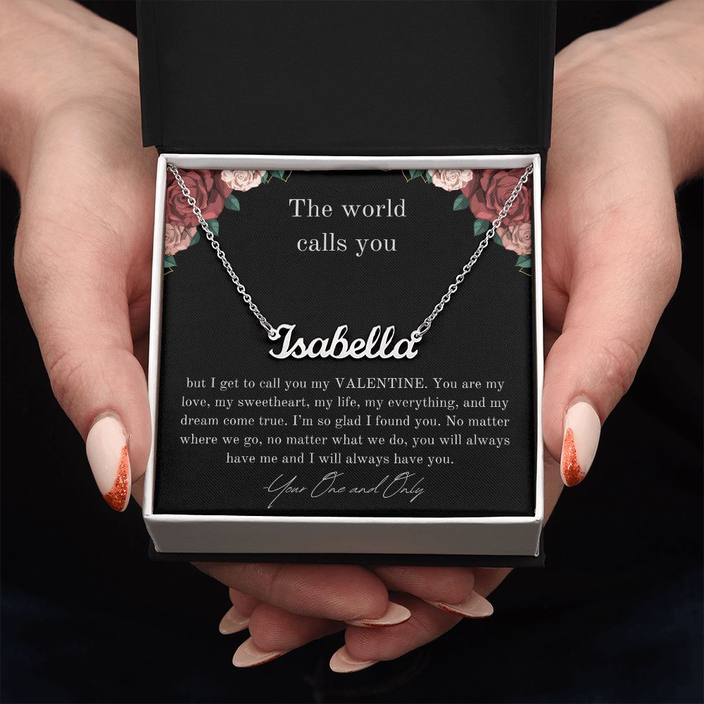 Custom Valentine Necklace