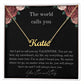 Custom Valentine Necklace