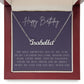 Happy Birthday Custom Necklace