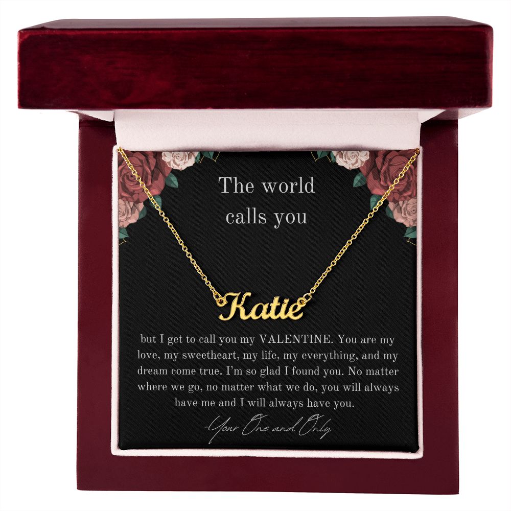 Custom Valentine Necklace